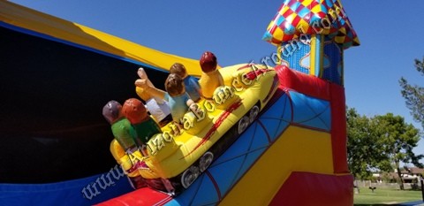 Roller Coaster Themed Inflatables for rent in Phoenix Arizona